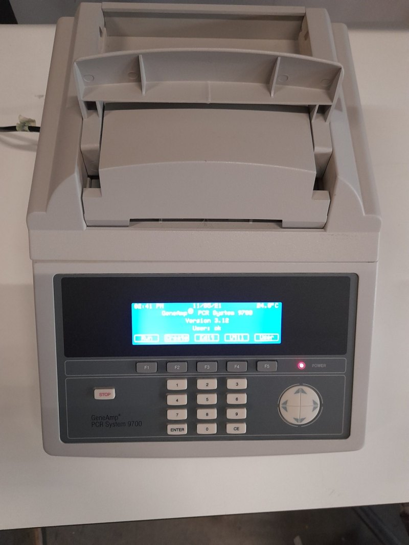 1680 - Used GeneAmp PCR 9700 with two thermal cycler block modules