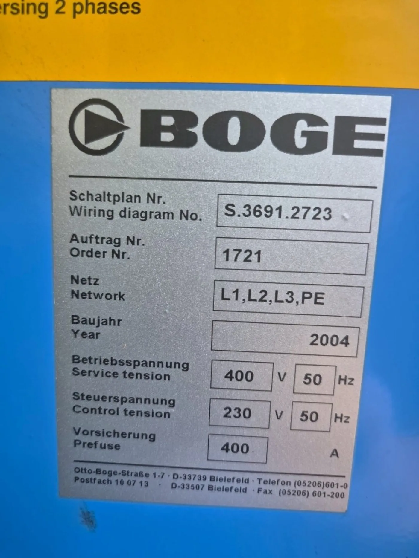 Boge Schraubenkompressor S220 - 8
