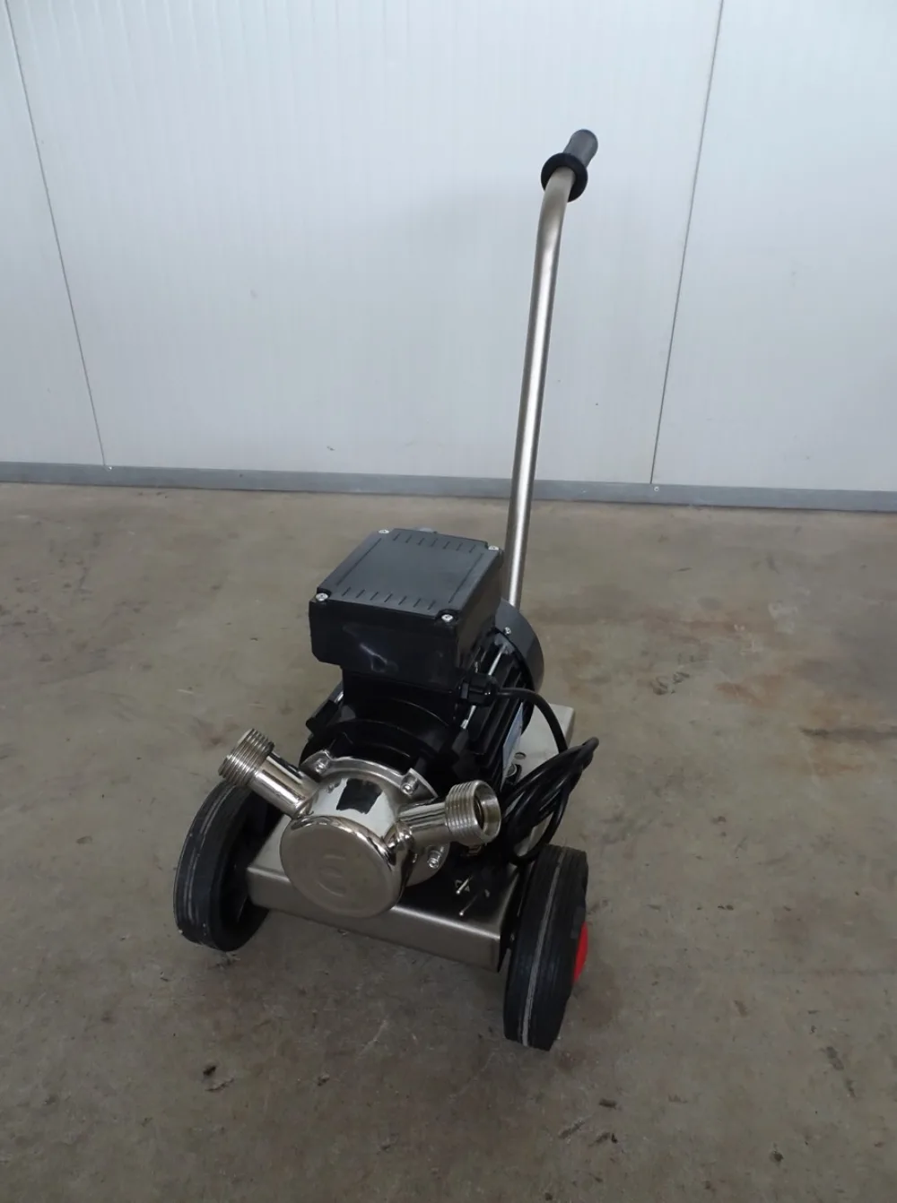 PUMP – ELECTRIC PUMP IN STAINLESS STEEL WITH FOOD NEOPRENE IMPELLER MOD. EURO 30 ONE SPEED SINGLE PHASE 220 VOLT NEW MACHINE