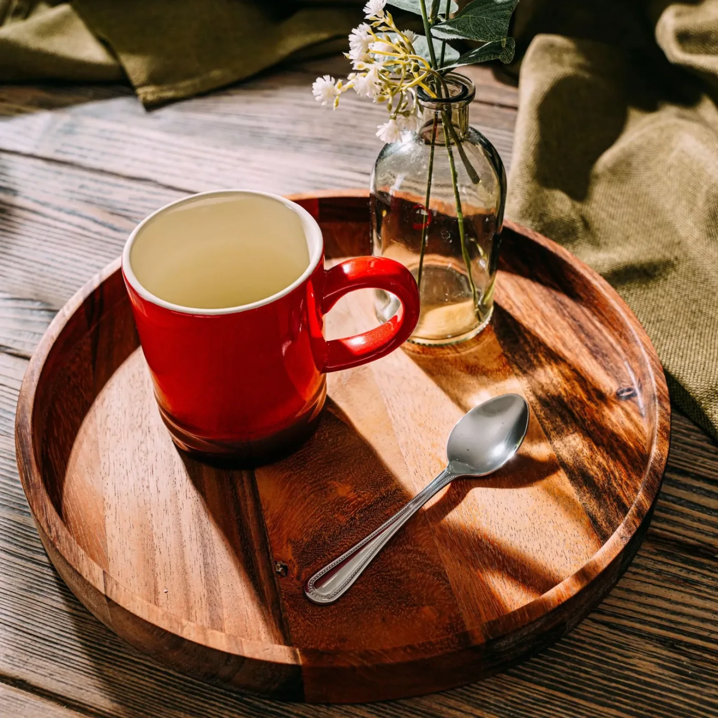 Tala Round Tray / Platter in Natural Acacia (Pack of 2) - islandcatering - 3