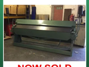 EDWARDS Box and Pan Folder 8ft - WNS - W. Neal Services Ltd