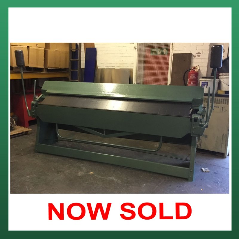 EDWARDS Box and Pan Folder 8ft - WNS - W. Neal Services Ltd