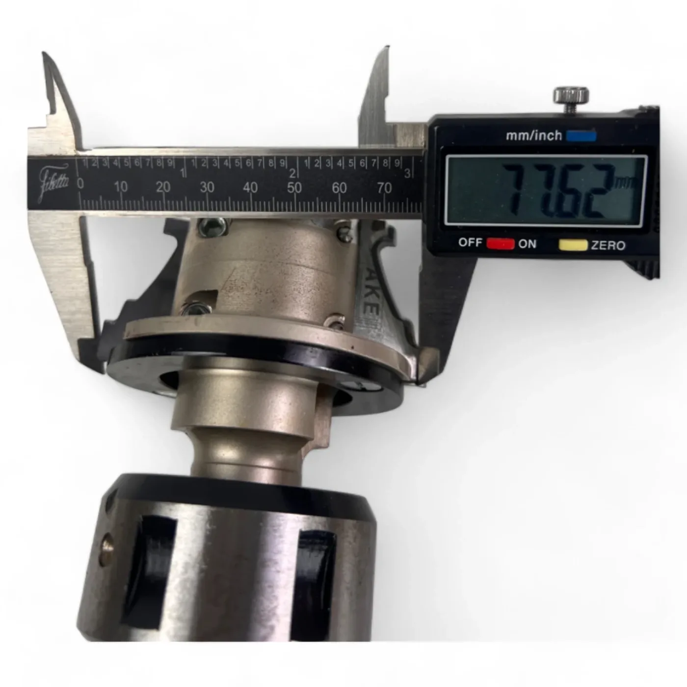 HSK 63 F Spannzangenfutter mit Spannzange und HW Wechselplatten Profilfräser Ø 76 mm B=40 mm , Z=2 - 7