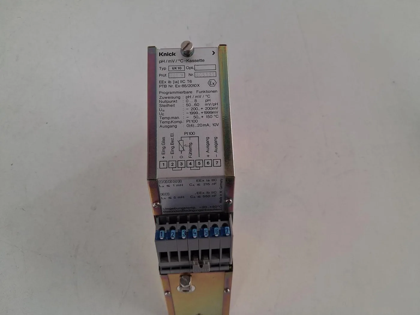 Knick UX-10 pH/mV Kassette - 2