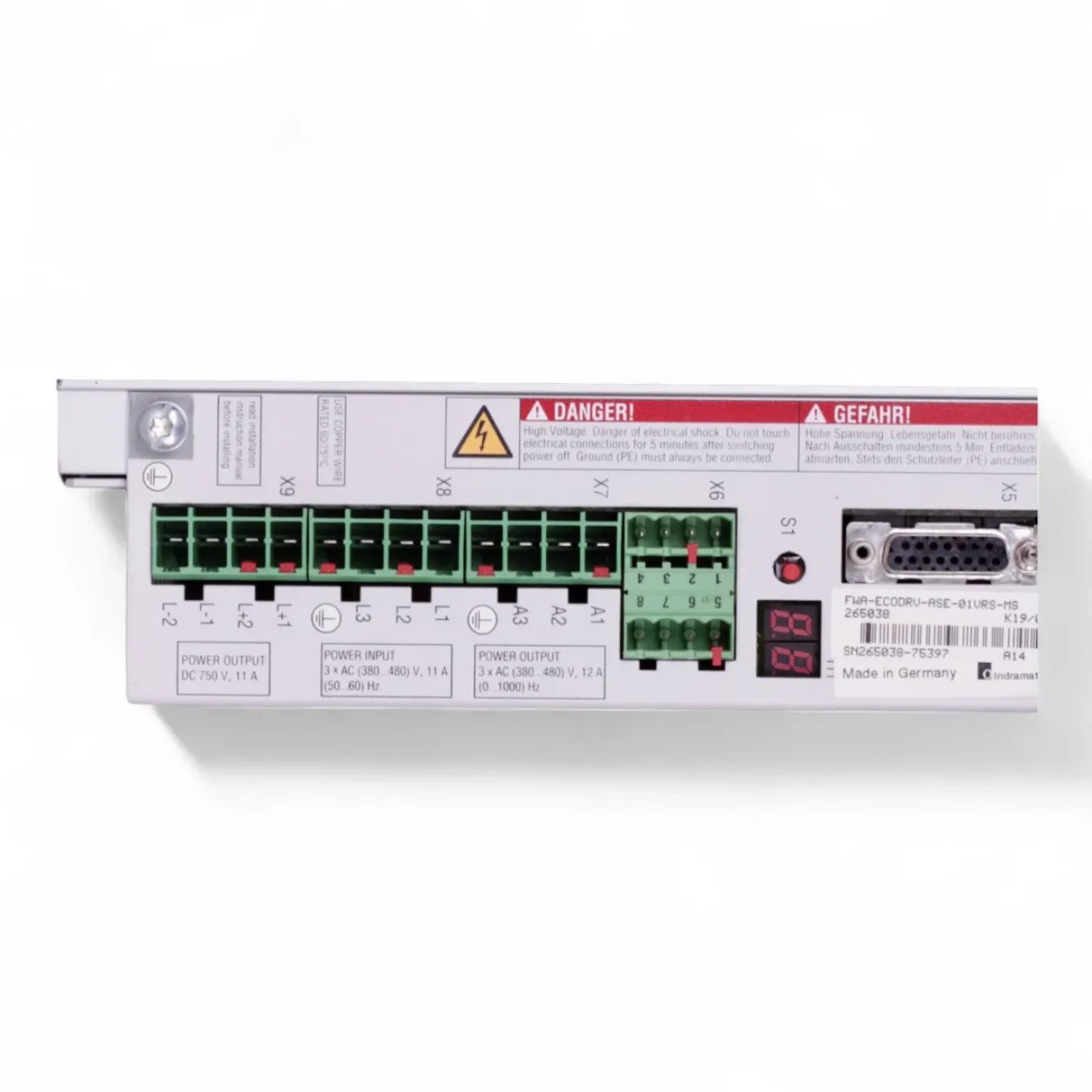Indramat Rexroth FWA-ECODRV-ASE-01VRS-MS 26038 DKC11 1-040-7FW - 4
