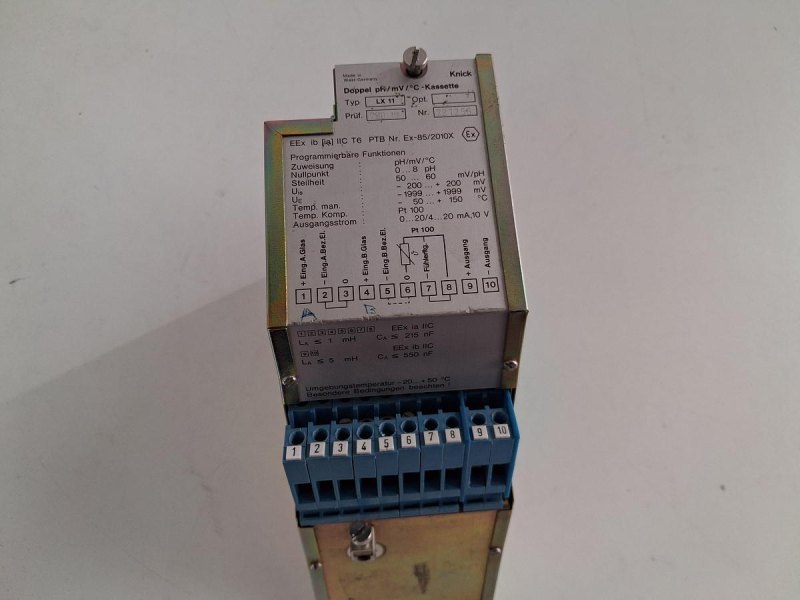 Knick LX 11 Doppel pH/mV / °C Kassette