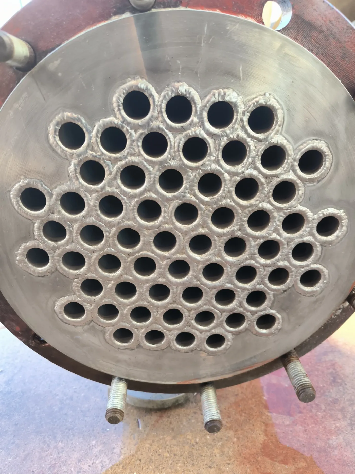 STAINLESS STEEL TUBULAR HEAT EXCHANGER 11.3 M² AGUILAR Y SALAS - 6