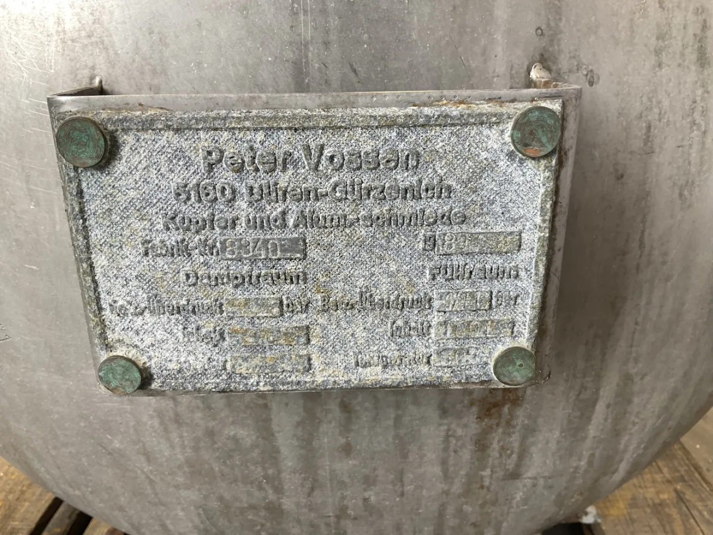 Peter Vossen 160ltr. - Horizontal tank - 3