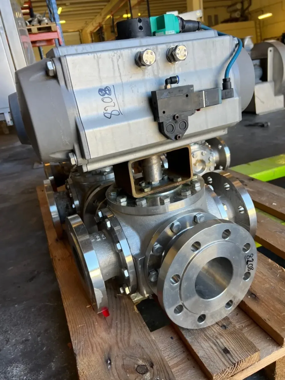 USED PEKKOS 86TTT ATEX SOLENOID VALVE STAINLESS STEEL 316