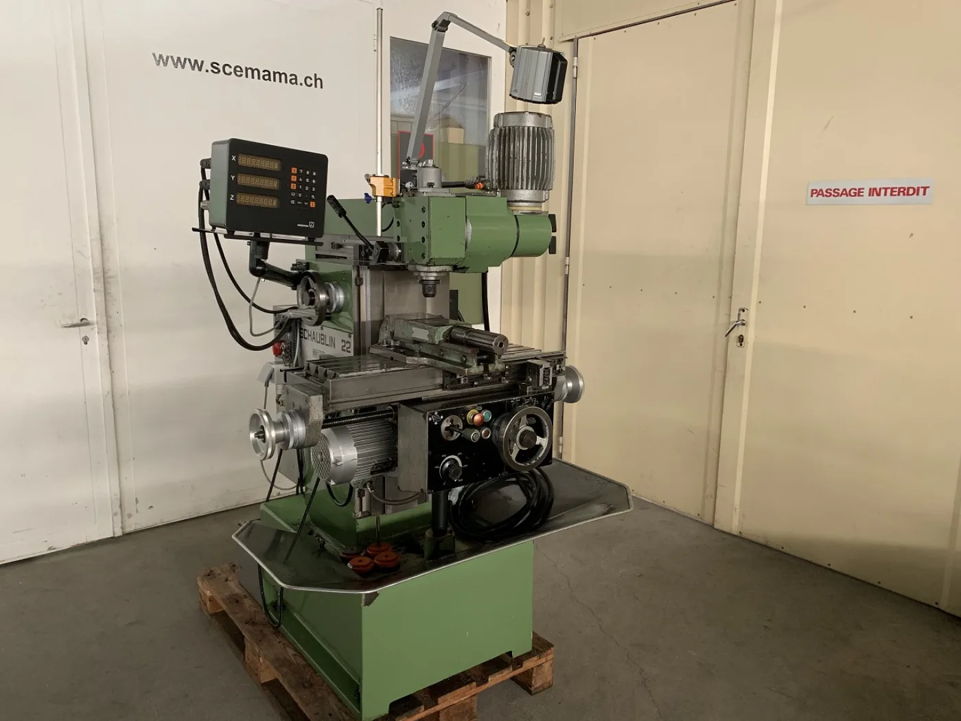 FRAISEUSE UNIVERSELLE “SCHAUBLIN” TYPE 22 - 1