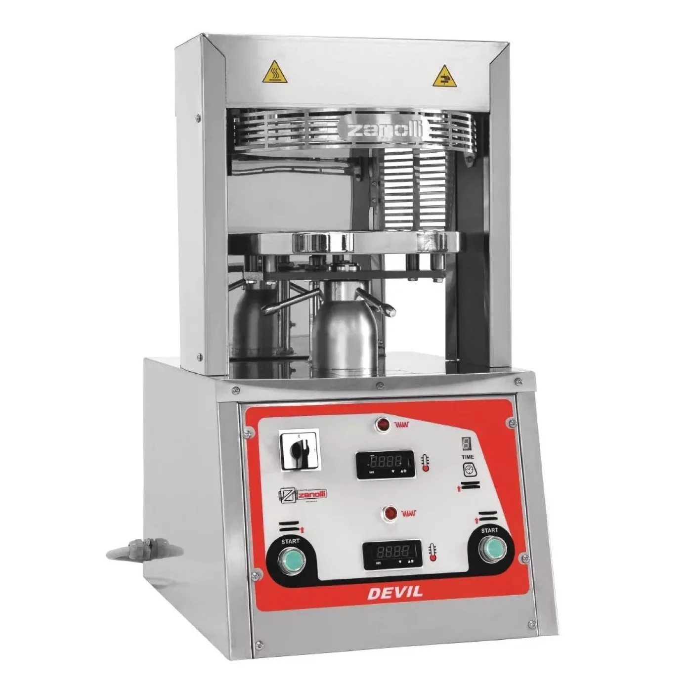 Zanolli Heated Pizza Press Devil 45 - islandcatering - 1