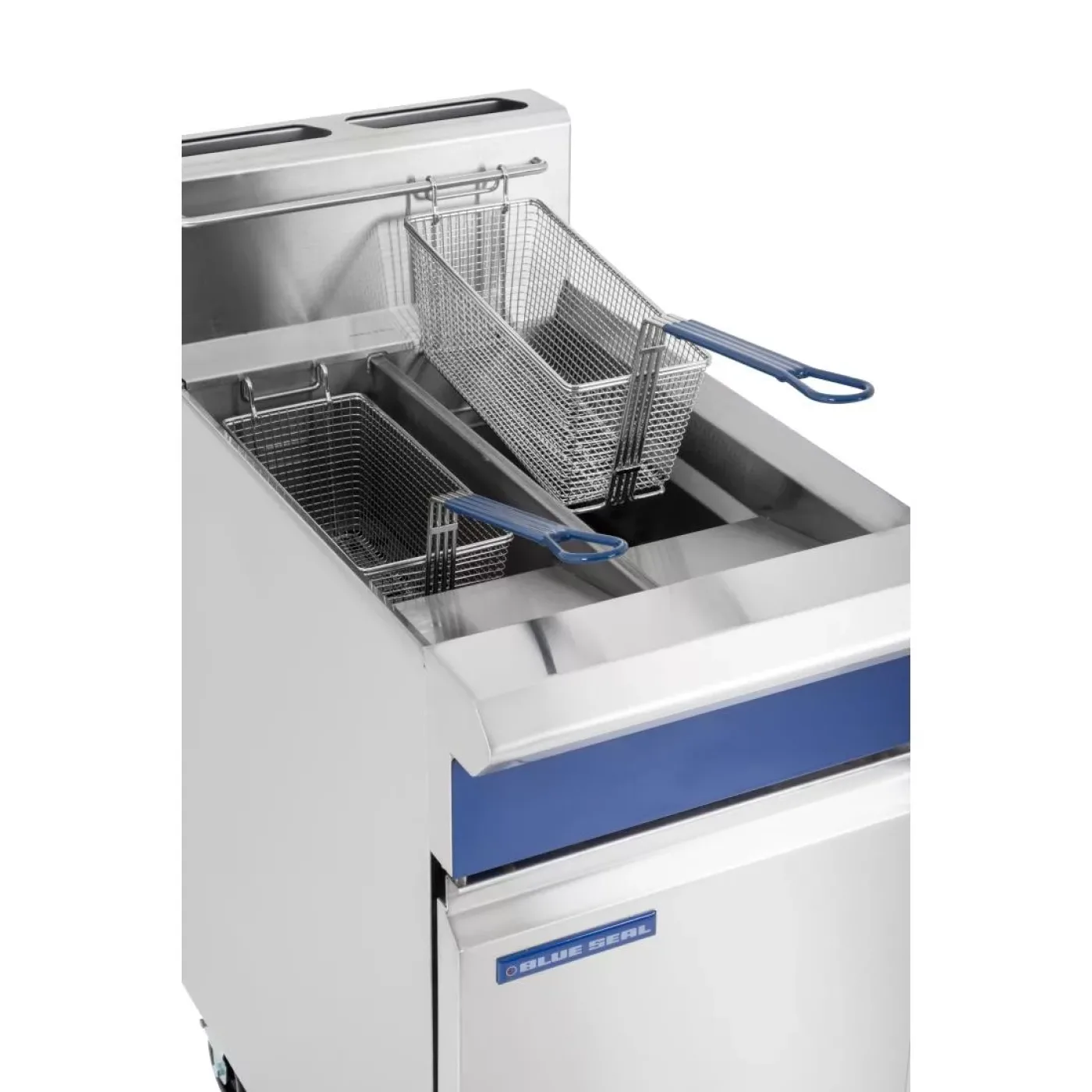 Blue Seal Twin Tank Twin Basket Free Standing Natural Gas Fryer GT46 - islandcatering - 8