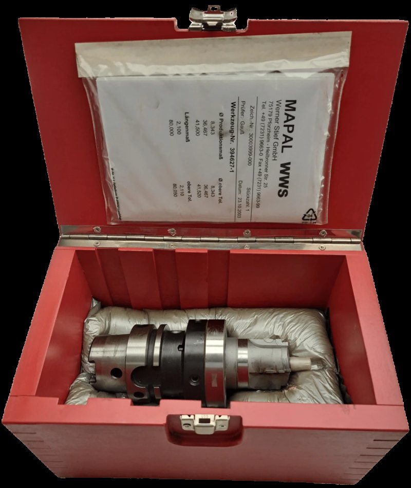 Mapal WWS MN 5091-08-K Aufnahme mit Fräskopf F3003999-000/c