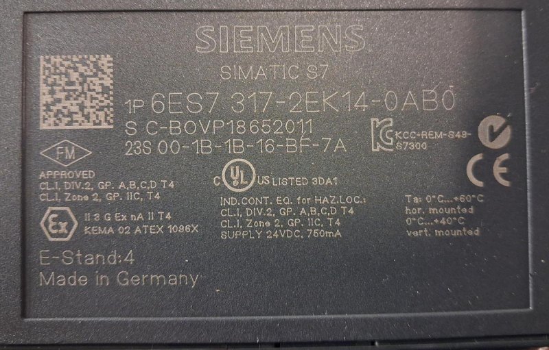 Siemens SIMATIC S7-1200 CPU 1214C DC/DC/DC Steuerungseinheit