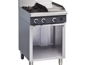Blue Seal Cobra Natural Gas Range 2 Burner with Griddle C6C/N - islandcatering