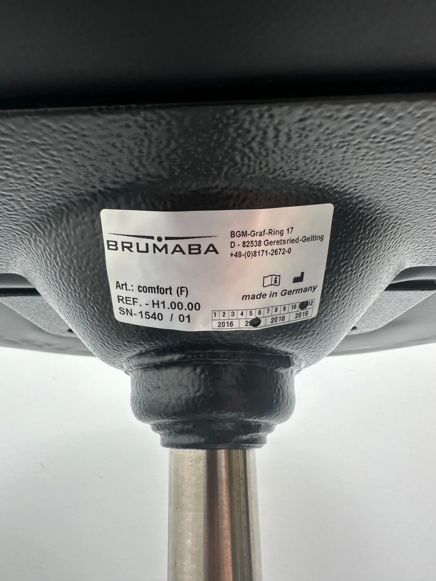 Brumaba OP-Hocker Höhenverstellbar - 5