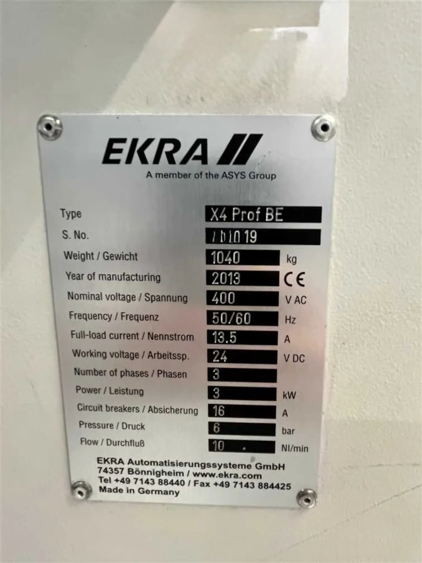 EKRA X4 Prof BE, screen printer, vintage 2013 - 5