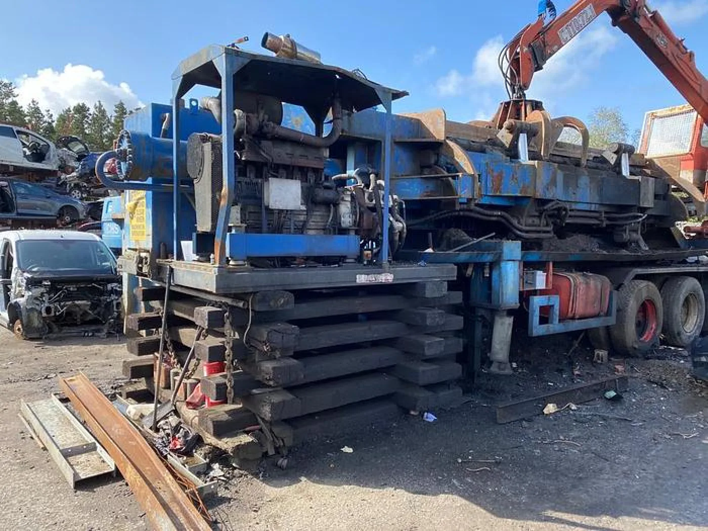 2001 Lollini AL500 Car Baler With Grab - 2