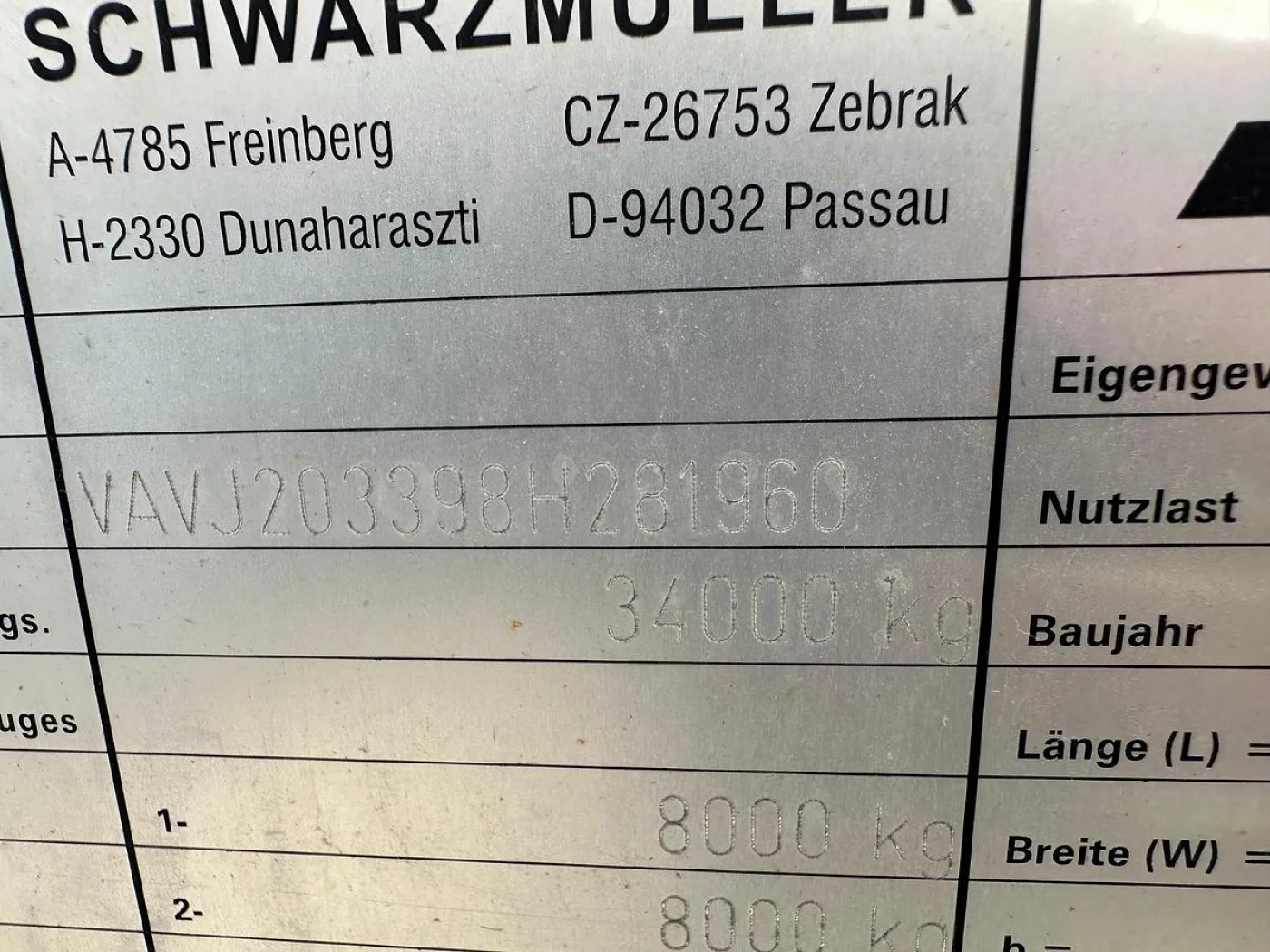 2008 Schwarzmüller J203 Anhänger - 4