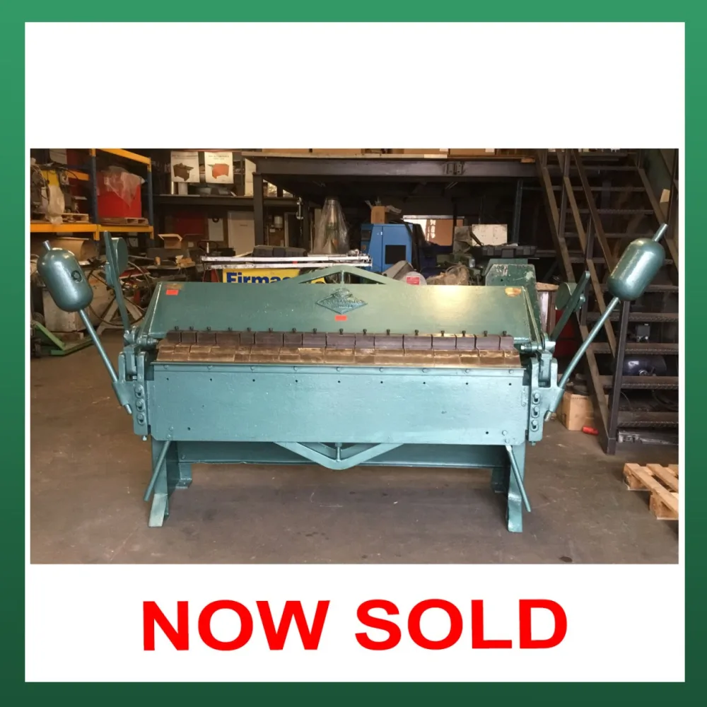 EDWARDS Box and Pan Folder 6ft - WNS - W. Neal Services Ltd