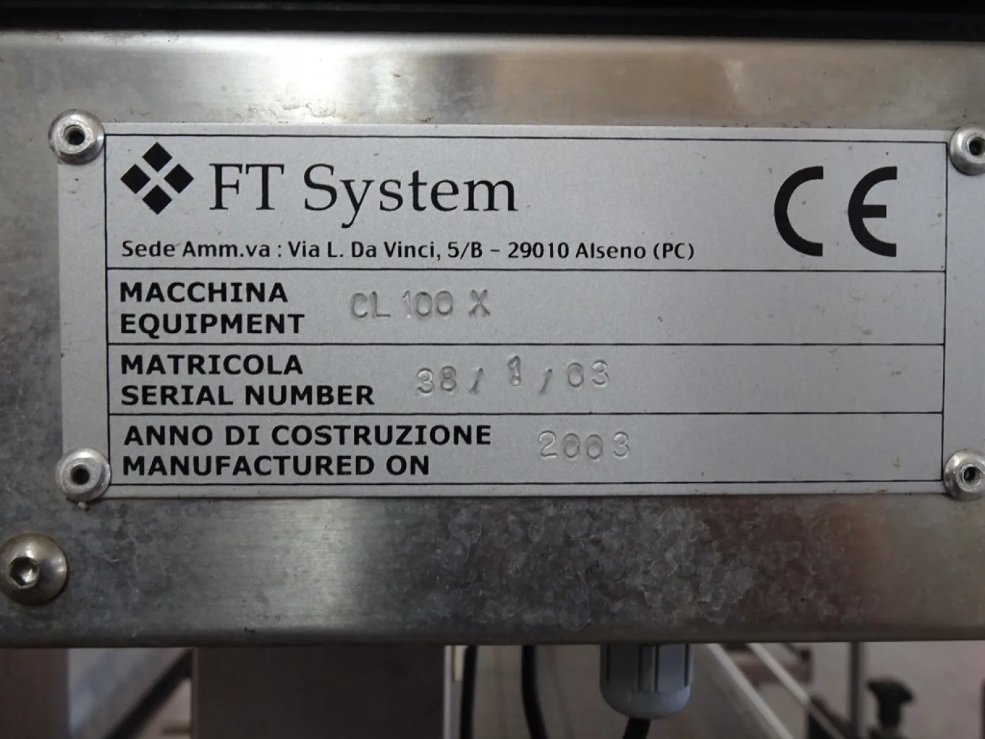 DEVICE FOR LEVEL CONTROL BRAND FT SYSTEM, WITH PNEUMATIC EJECTOR, SECOND-HAND MACHINE - 7