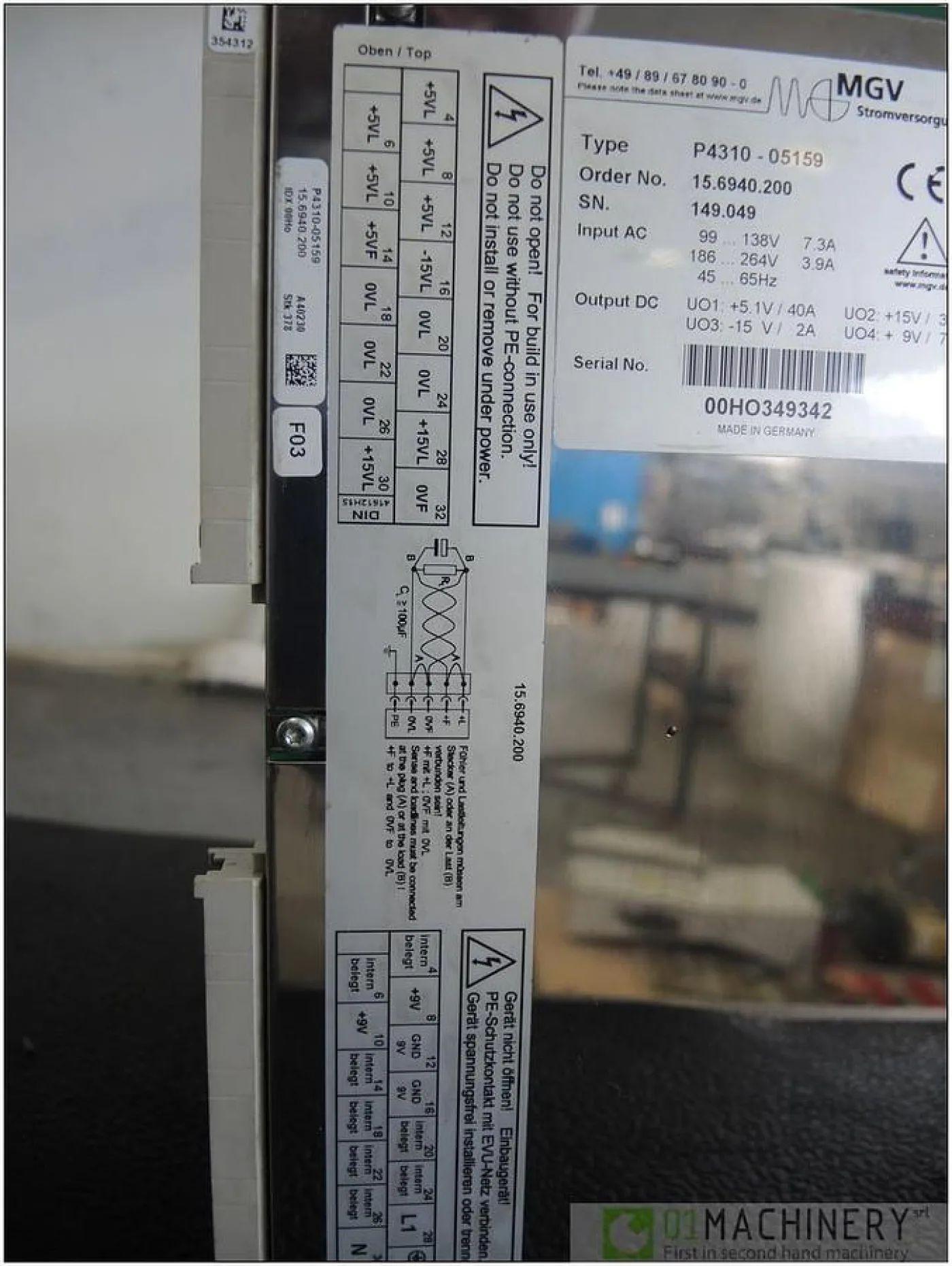 MGV P4310-05159 SN 14 AI3103 - 3