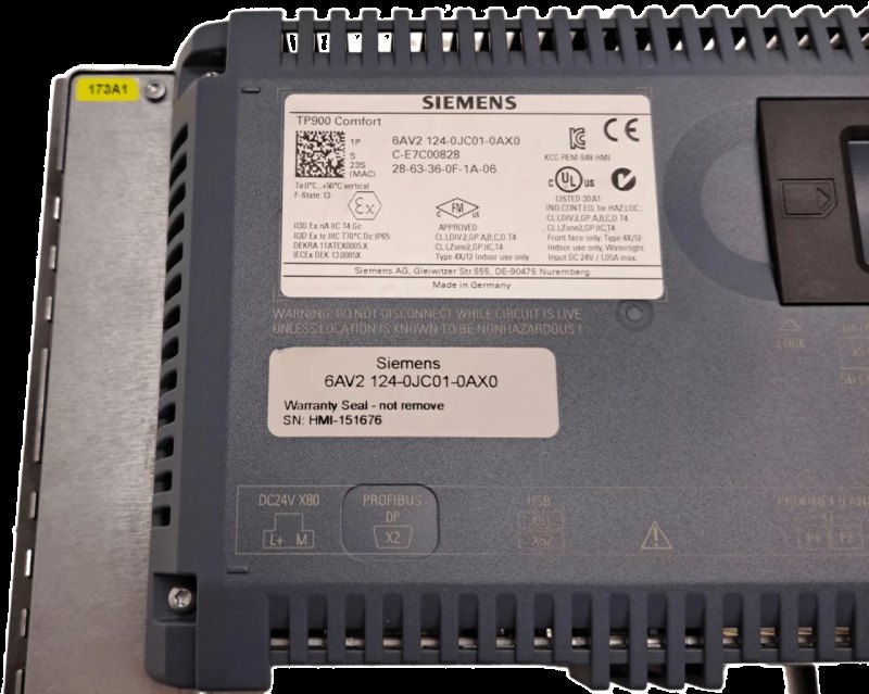 Siemens SIMATIC HMI TP900 6AV2124-0JC01-0AX0