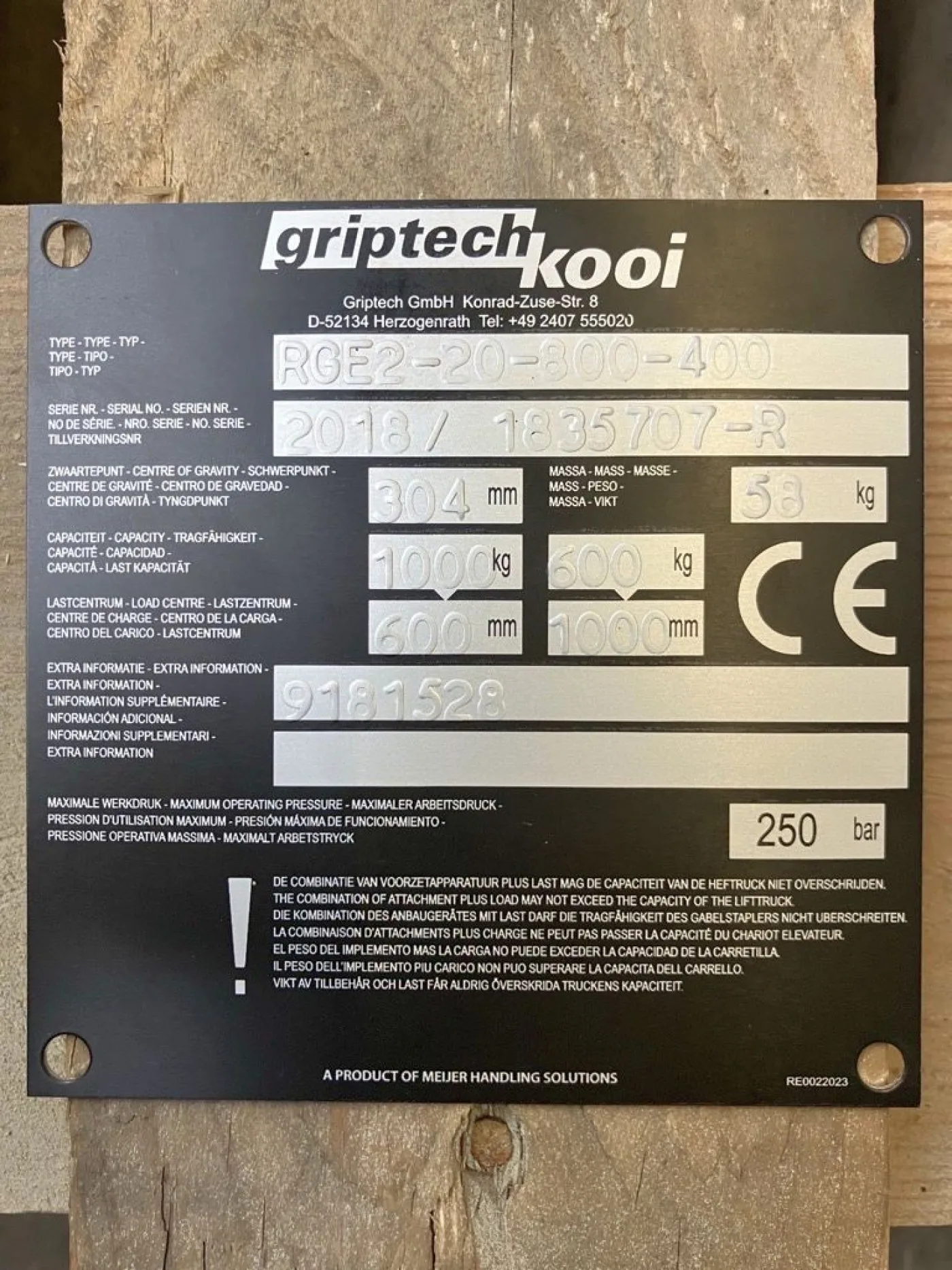 Teleskopgabel Griptech RGE2 20 800/400 (2019) - 4