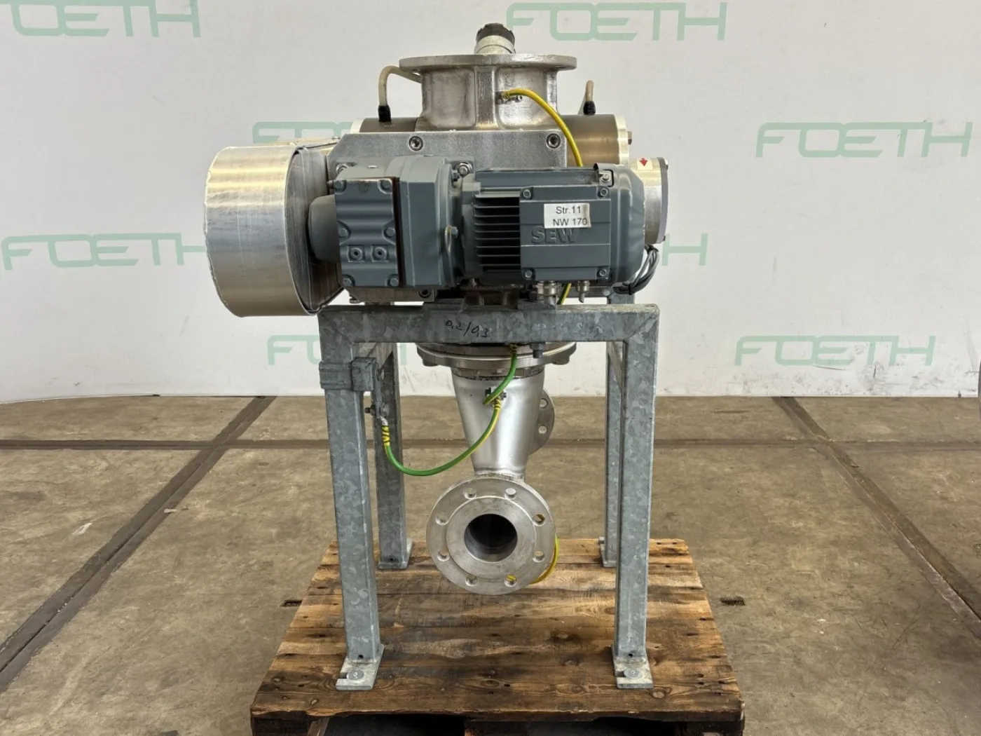 Zeppelin HDS 200/5 SS/SS/AC with silo - Rotating valve - 4