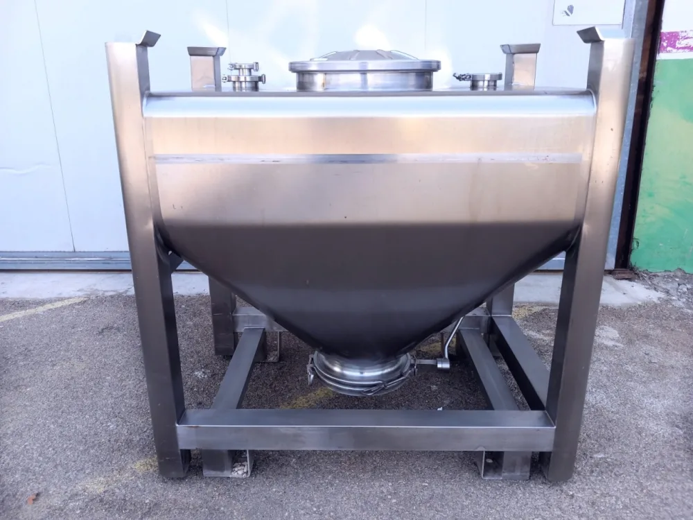BIN ACCIAIO IBC (CONTENITORE PER MERCE SFUSA) – COSMEC – MOD. 500 L