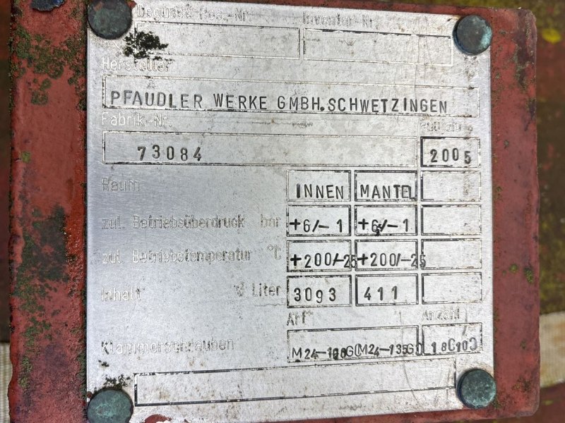 Pfaudler-werke CE2500 - Glass-lined Reactor