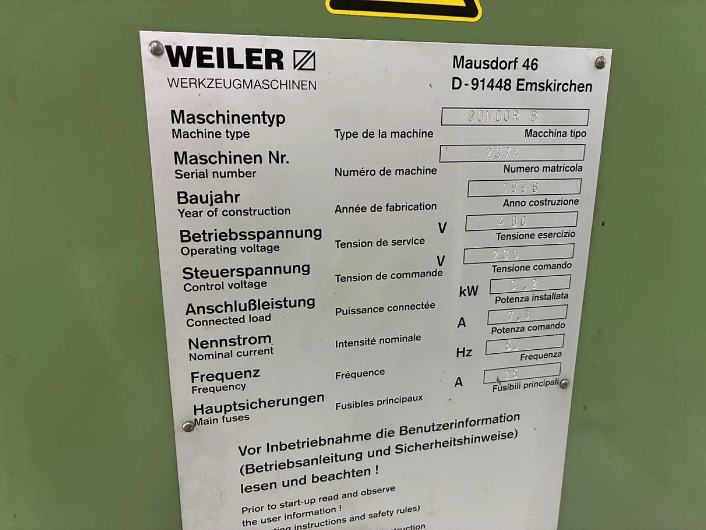 Weiler Condor - 6