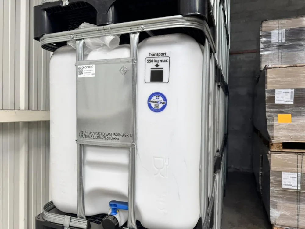 Food-grade Intermediate Bulk Container (IBC tote) 37x