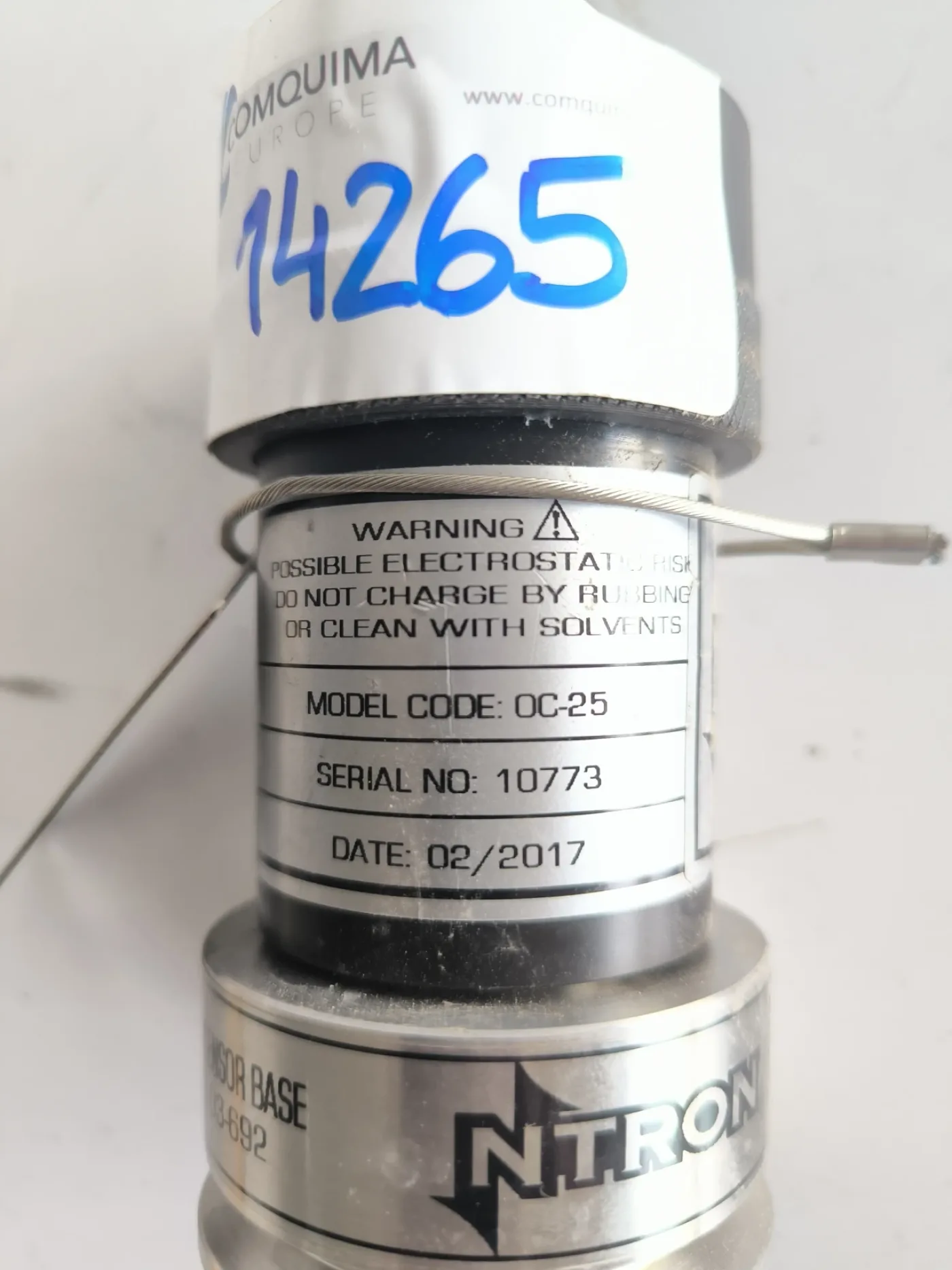 OXYGEN ANALYZER NITRON SIL O2 OC-25 ATEX - 2