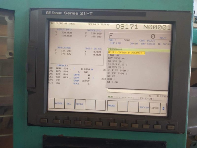 CNC LATHE, A. DE BERNARDI (Italy) - SPRINT 260 x 3000. - Laxmi Metal & Machines, Rohtak