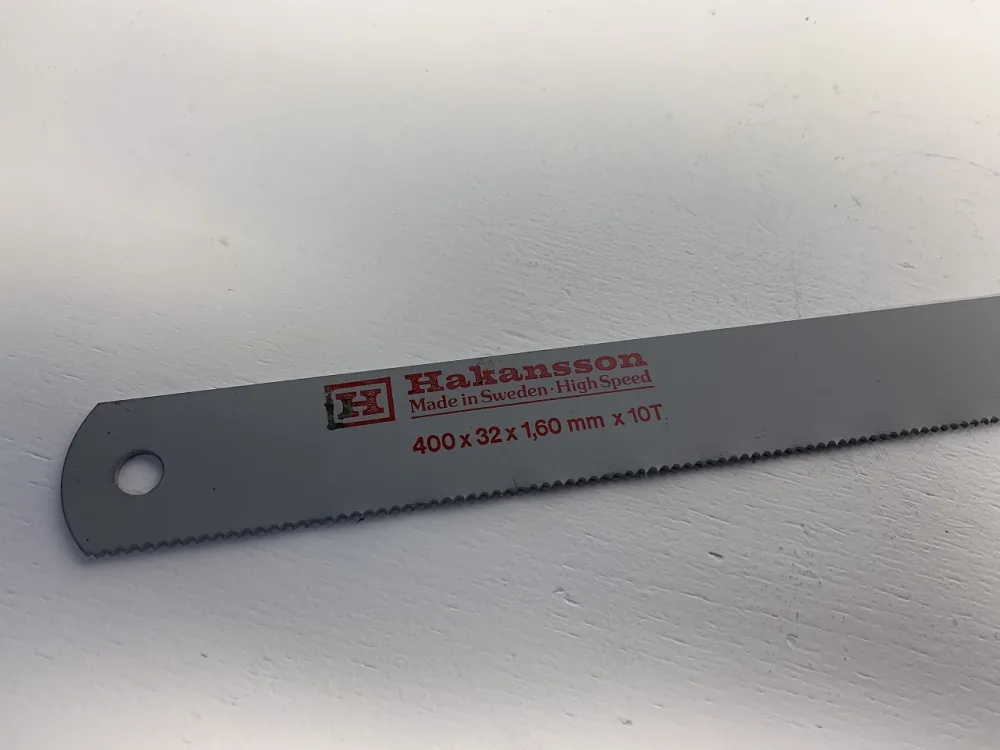 LAME DE SCIE "HAKANSSON" TYPE 400x32x1,6 10 dents