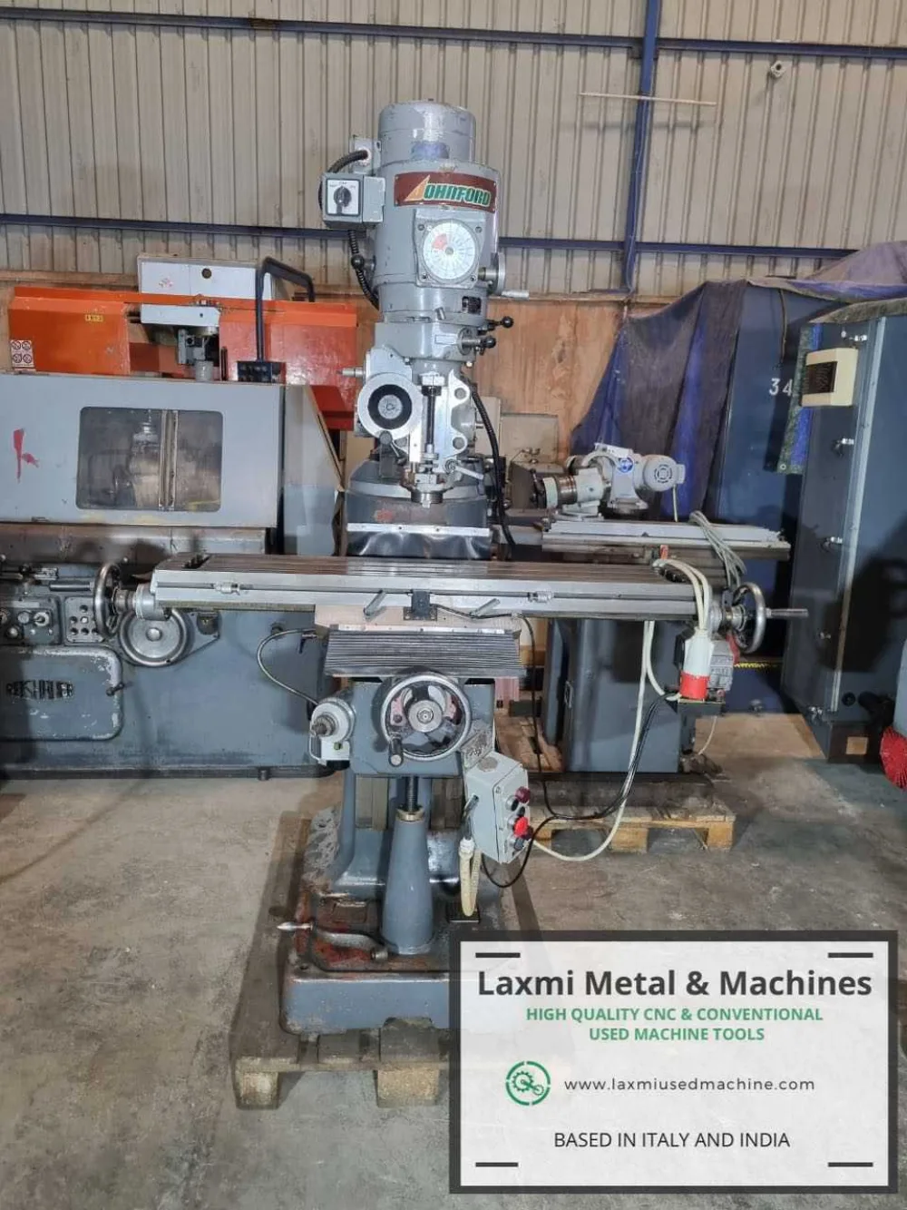 MNTR MILLING MACHINE, JOHN FORD - 2VS - Laxmi Metal & Machines, Rohtak