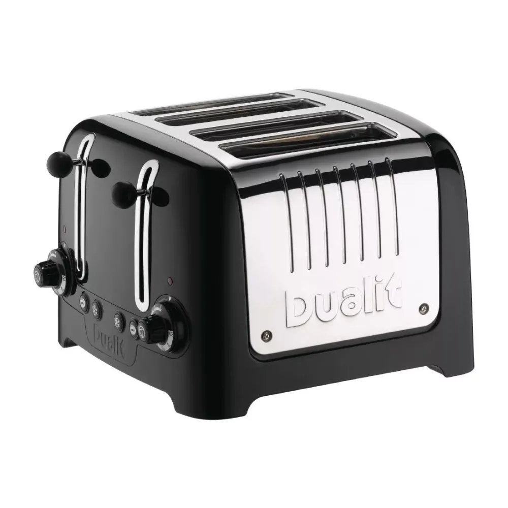 Dualit 4 Slice Lite Toaster Black 46205 - islandcatering