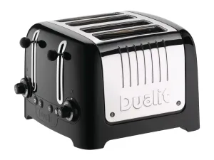 Dualit 4 Slice Lite Toaster Black 46205 - islandcatering