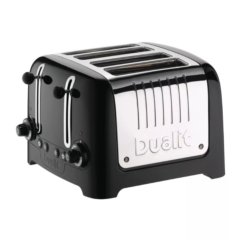 Dualit 4 Slice Lite Toaster Black 46205 - islandcatering