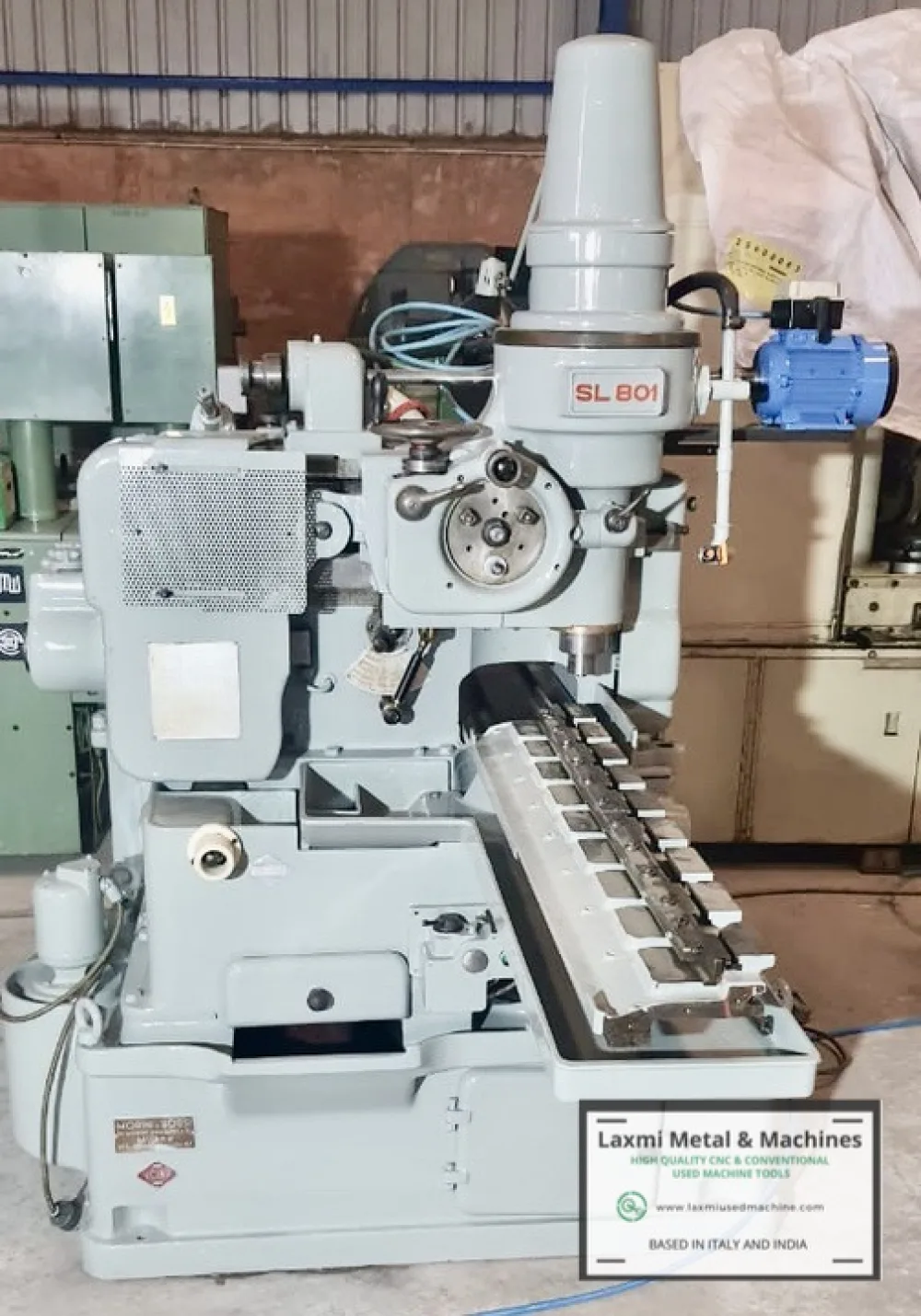 HIGH SPEED GEAR SHAPER, PAMA OMA - SL 801 with RACK CUTTING ATTACHMENT - Laxmi Metal & Machines, Rohtak