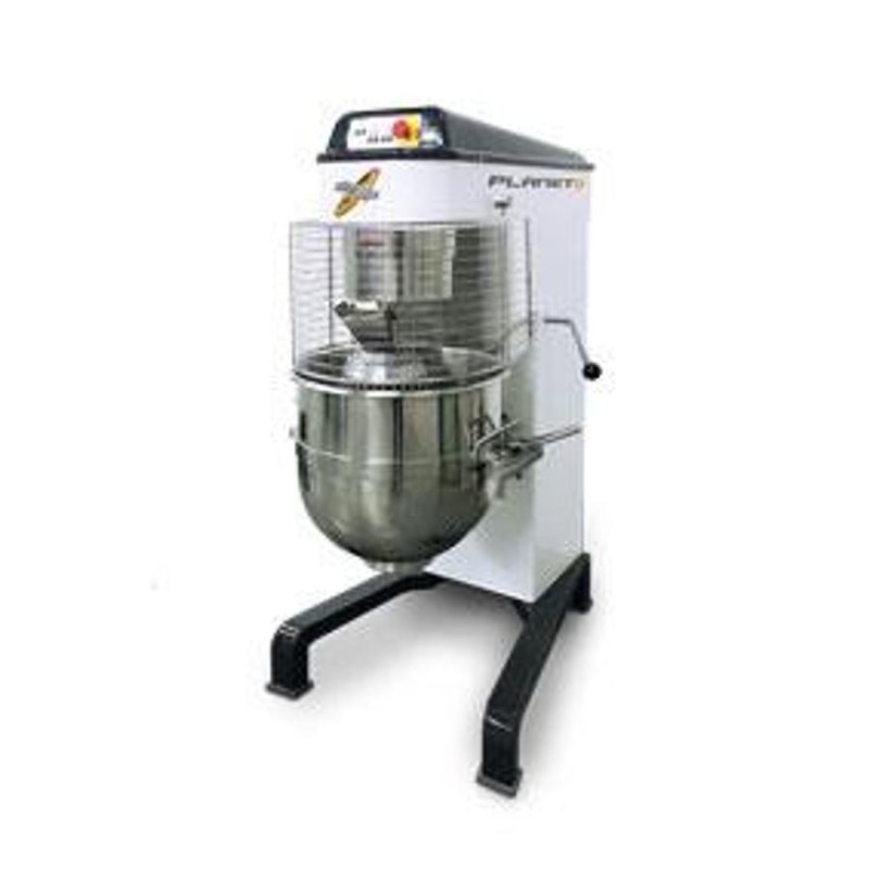 Sinmag Planeto 60Ltr Digital Control 10 Speed Planetary Mixer, Supplied with Safety Guard, Bowl, Beater, Whisk and Hook