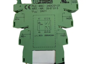 KT-2967015 Phoenix Relay Socket, DIN Rail, Screw, 24 VDC, PLC-BSC