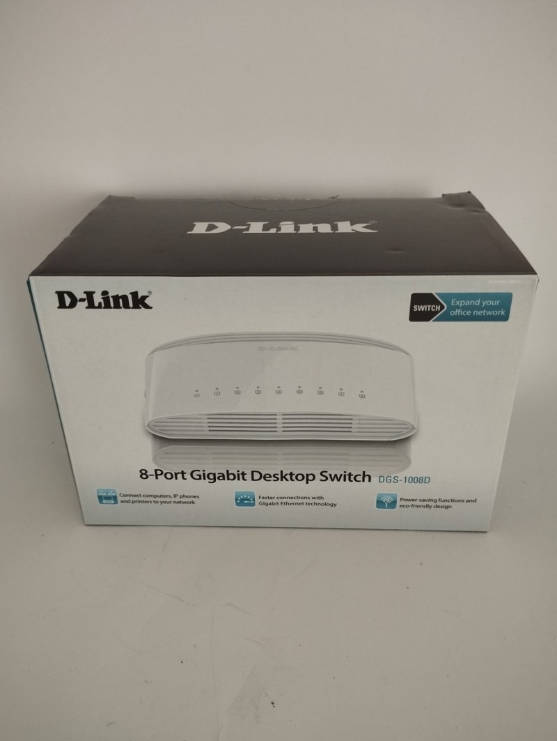 D-Link DGS-10008D 8-Port Gigabit Desktop Switch