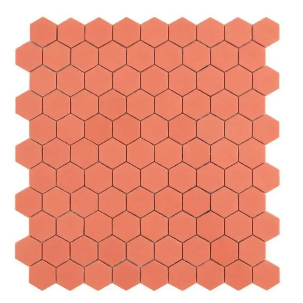 Solaan Hex 10MM Coral decor tegel mat 35x35 cm