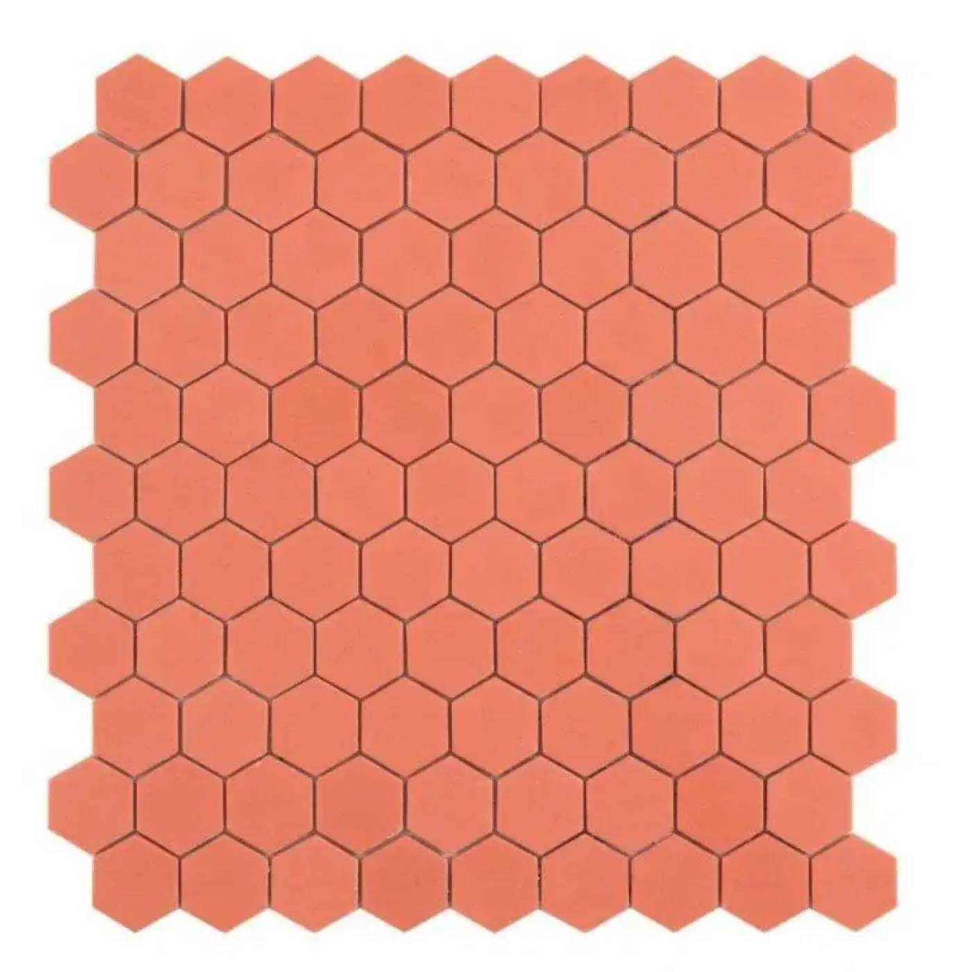 Solaan Hex 10MM Coral decor tegel mat 35x35 cm - 1