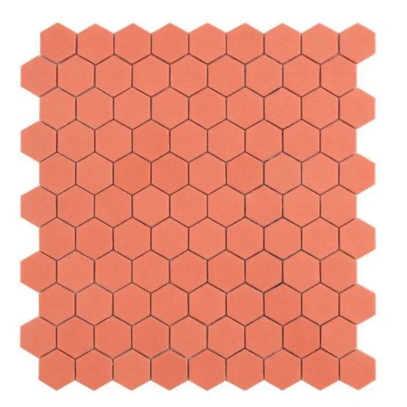 Solaan Hex 10MM Coral decor tegel mat 35x35 cm