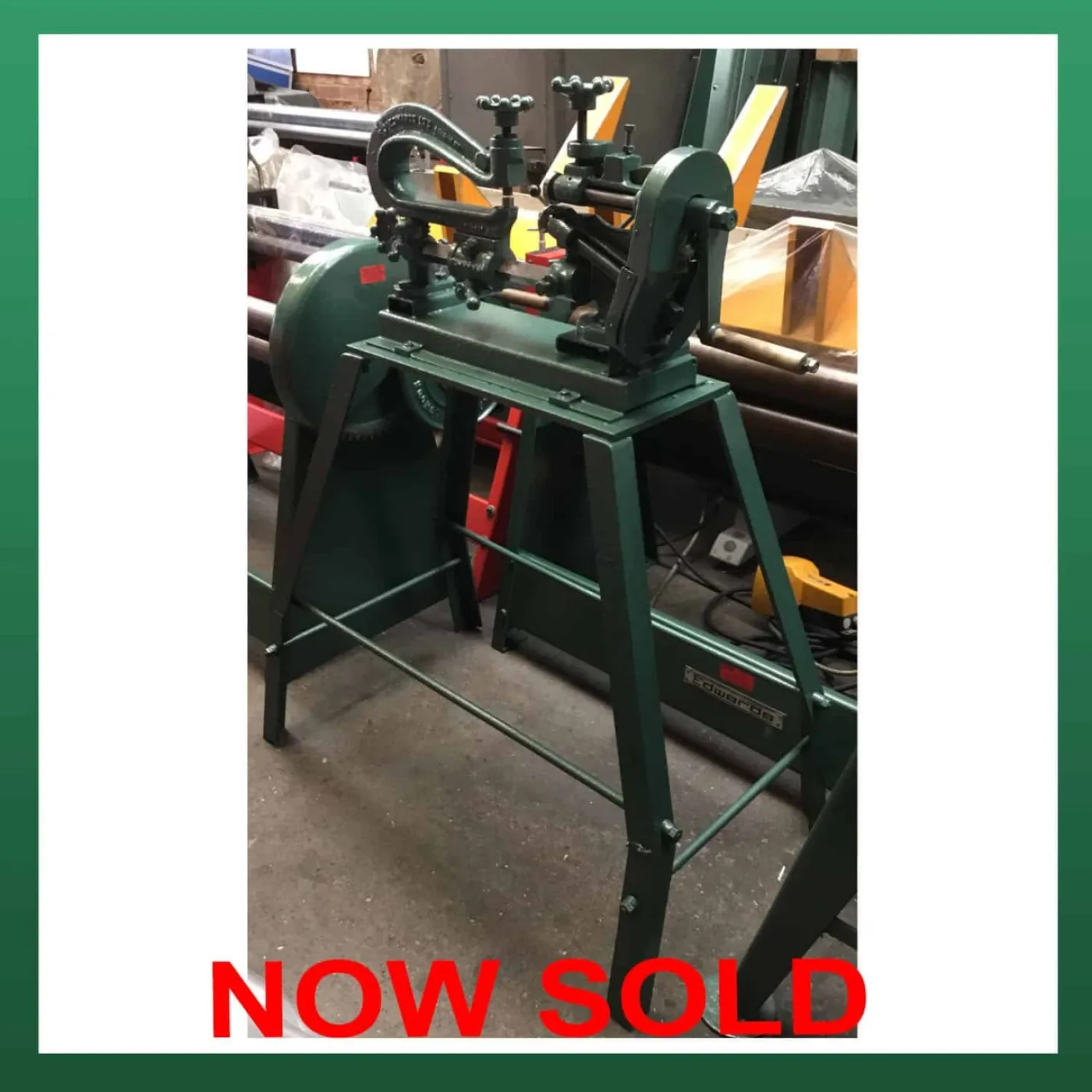 F J EDWARDS Manual Circle Cutter - WNS - W. Neal Services Ltd - 1