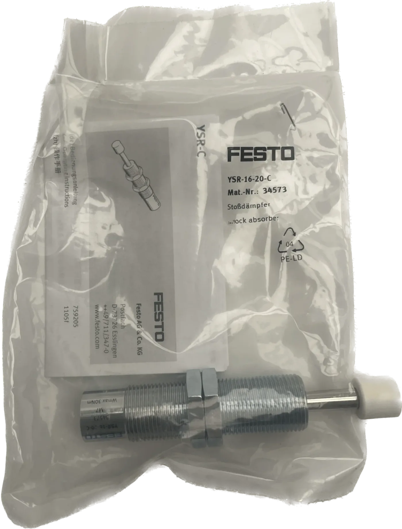 Festo Stoßdämpfer YSR-16-20-C - 1