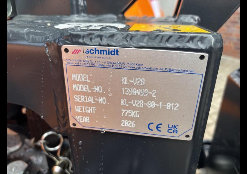 Aebi Schmidt KL-V 28 Vario-Schneepflug - Dreipunktaufnahme